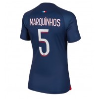 Paris Saint-Germain Marquinhos #5 Replica Home Shirt Ladies 2023-24 Short Sleeve